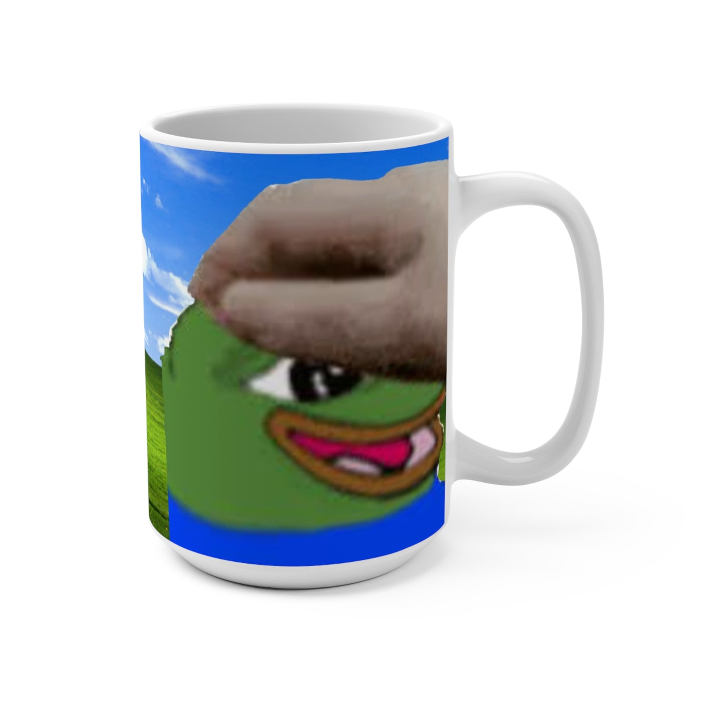 Funny 15oz Petting the Memes Coffee Mug