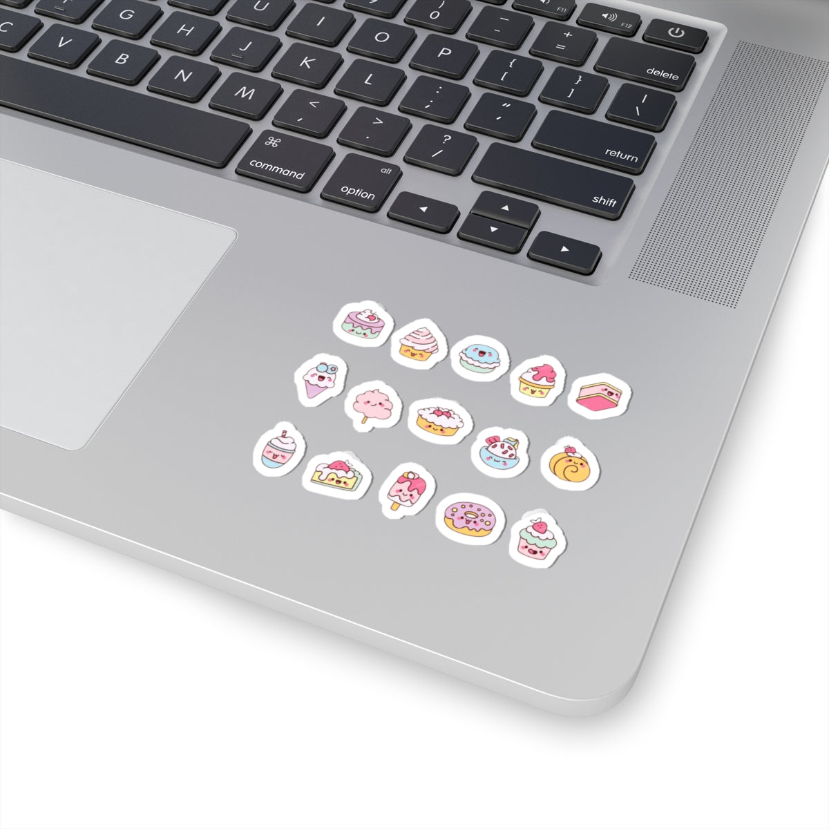 Kawaii Dessert Kiss-Cut Stickers, Sweet Treats for Scrapbooking, Party Favors