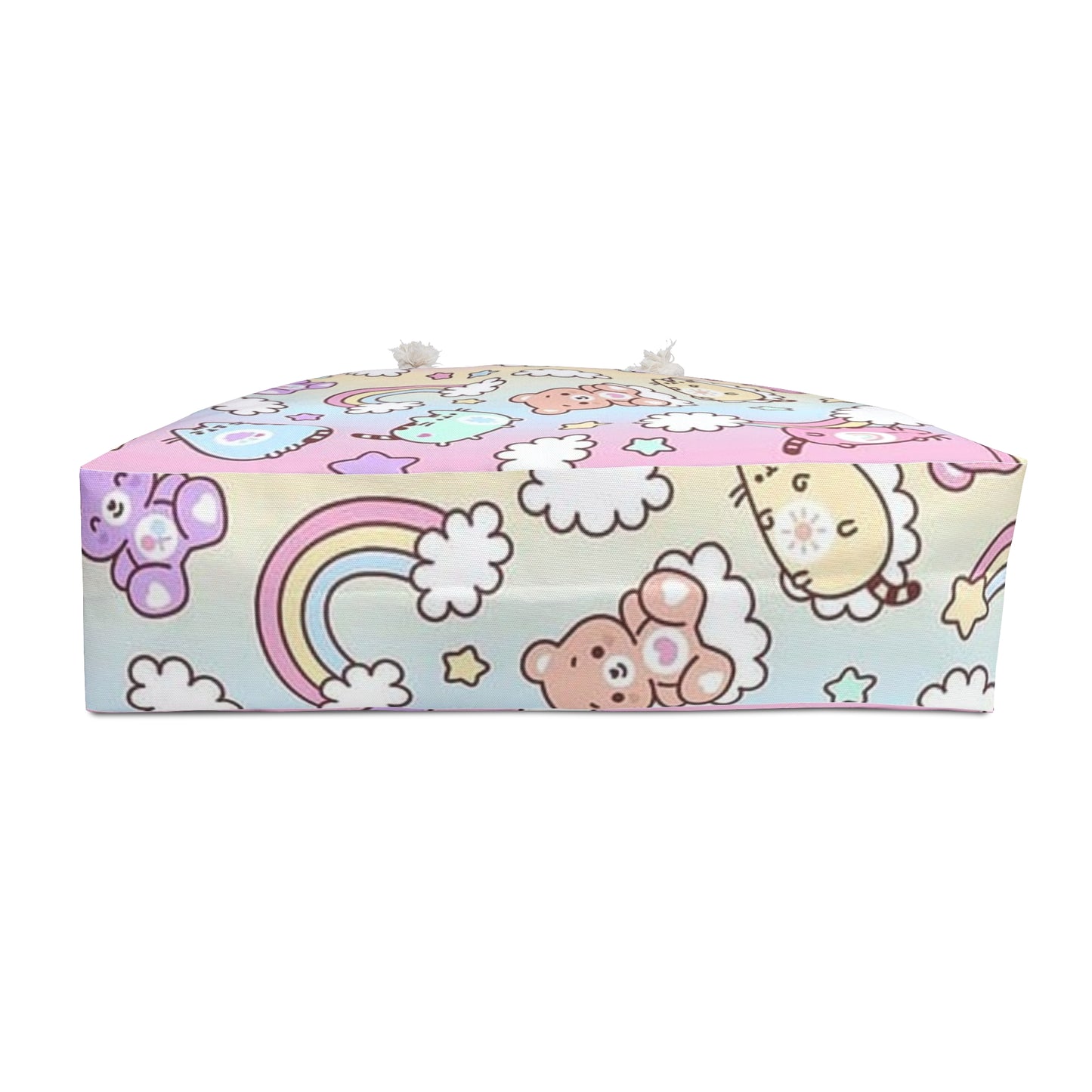 Kawaii Pastel Weekender Bag, Cute Travel Tote, Beach Bag, Gym Bag, Gift for