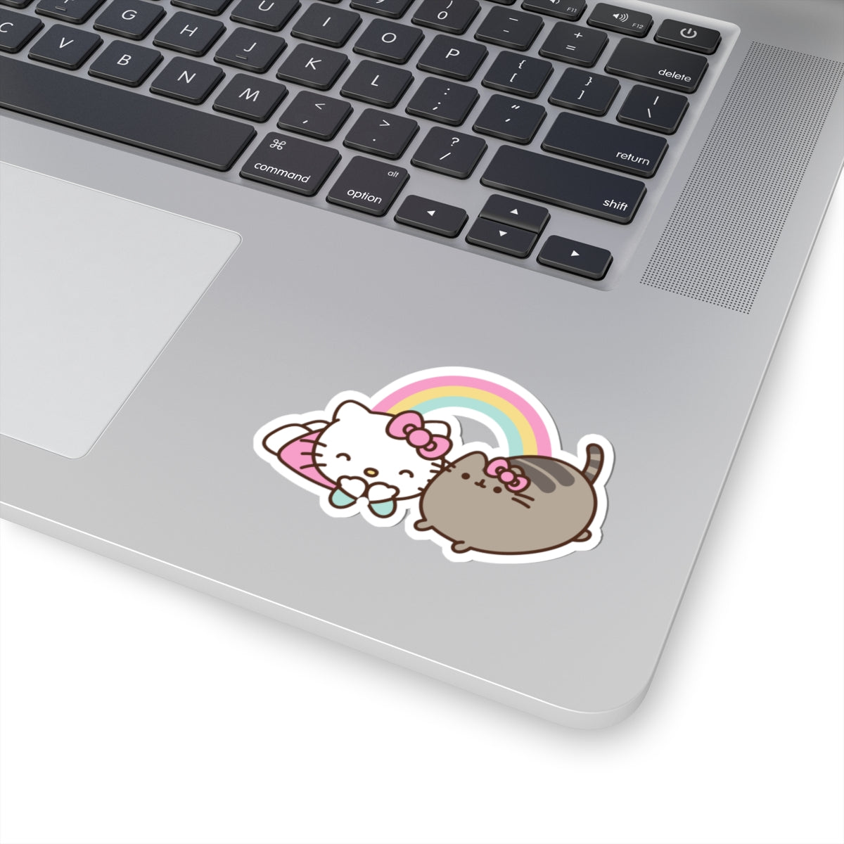 Kawaii Pusheen Kitty FriendsBest Kiss-Cut Stickers, Rainbow, Fun Decor, Gifts