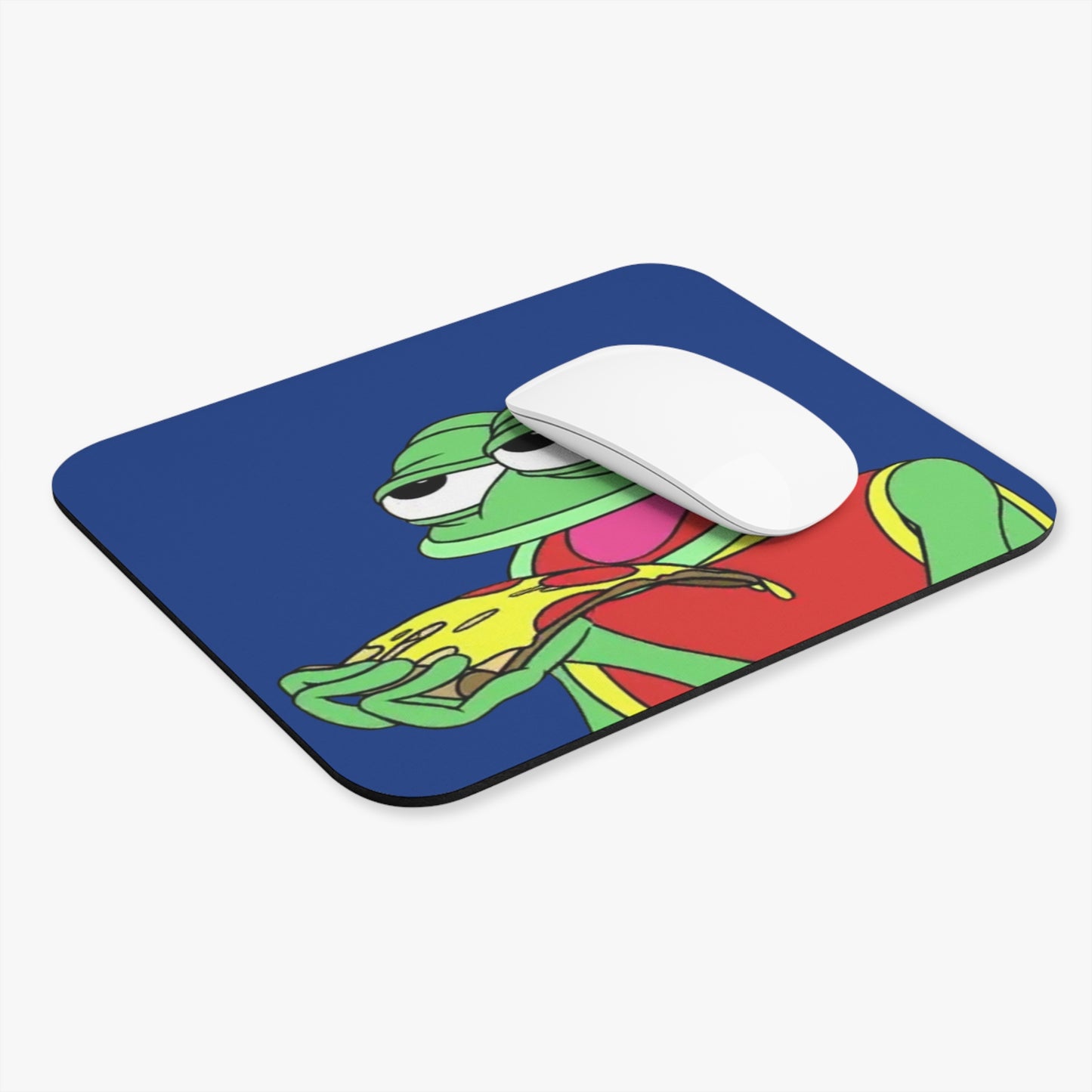 Funny Pepe the Frog Mouse Pad, Gaming Desk Accessory, Cartoon Decor, Office
