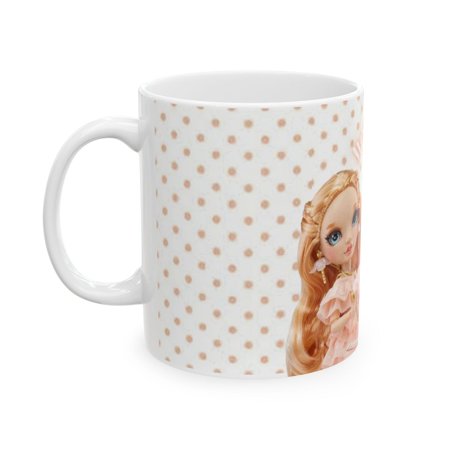 Rainbow High Doll Lover's Ceramic Mug, Perfect Gift for Doll Collectors, Cute