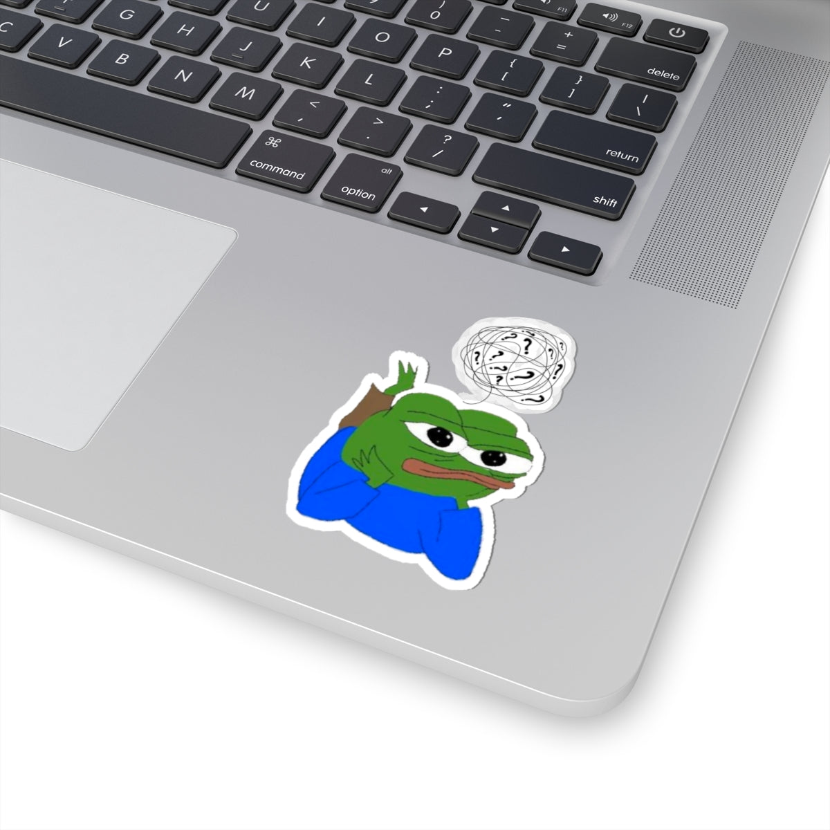 Pepe the Frog Kiss-Cut Stickers, Funny Meme Art, Laptop Decals, Humor Stickers