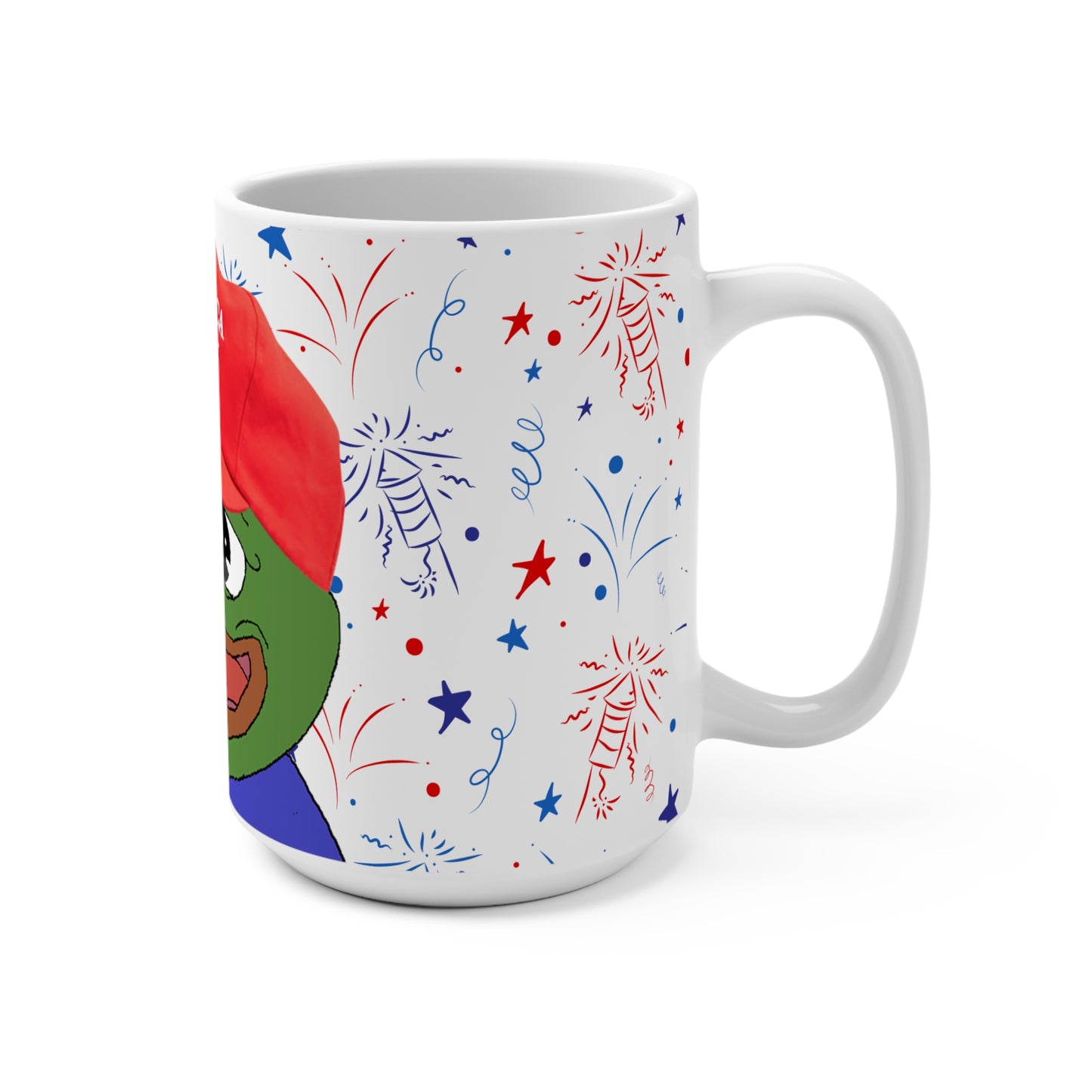 Pepe MAGA Meme Mug, Gift for Meme Lovers, Coffee Cup for Collectors, Humor