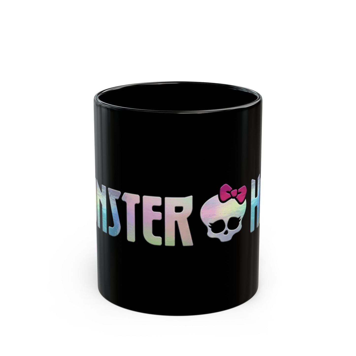 Monster High Black Mug, Fun Coffee Cup for Halloween, Unique Gift for
