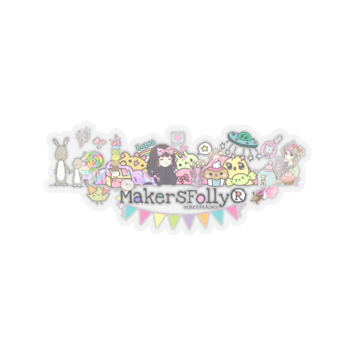 Premium Kiss-Cut MakersFolly Stickers