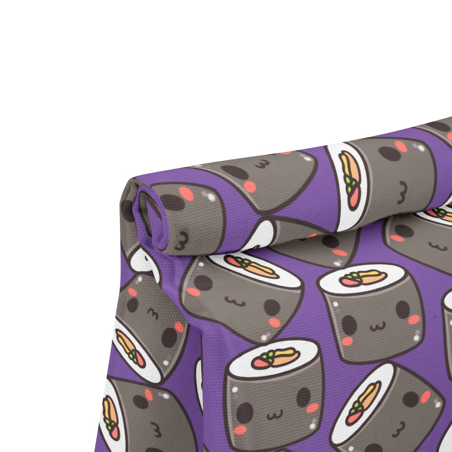 Cute Sushi Print Lunch Bag, Fun Foodie Accessory, Kids Backpack, Bento Bag