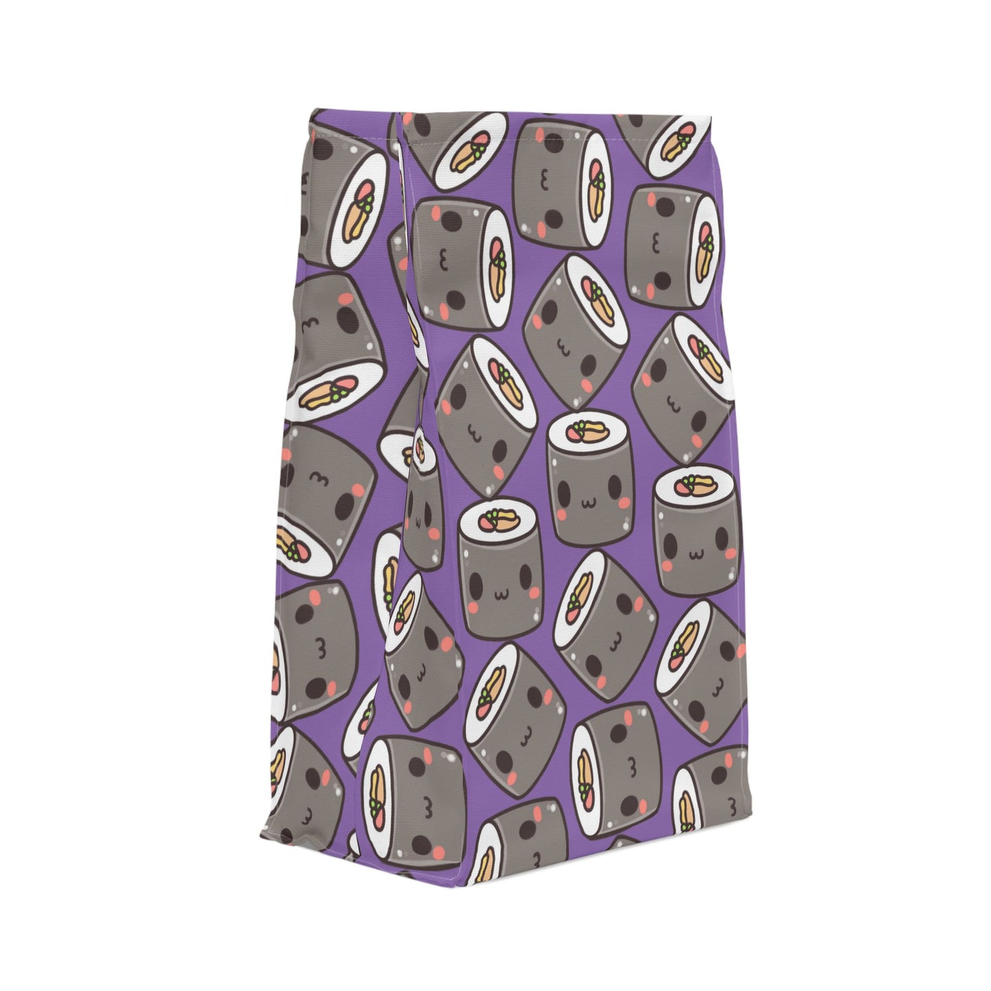 Cute Sushi Print Lunch Bag, Fun Foodie Accessory, Kids Backpack, Bento Bag
