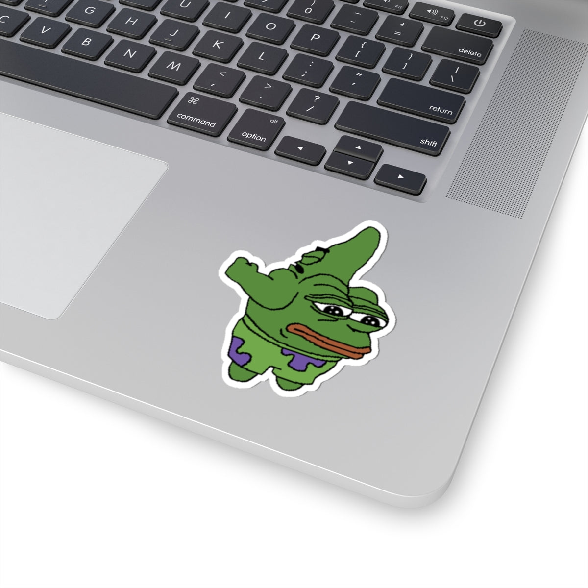 Pepe the Frog Kiss-Cut Stickers, Humorous Laptop Decal, Unique Gift, Cute Decor,