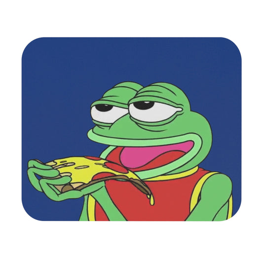 Funny Pepe the Frog Mouse Pad, Gaming Desk Accessory, Cartoon Decor, Office
