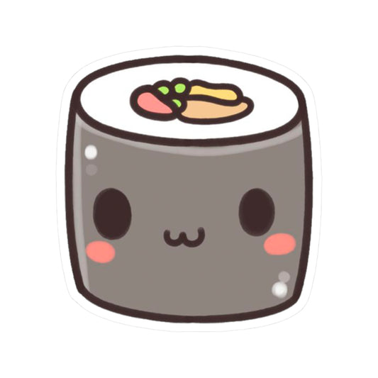 Cute Sushi Kiss-Cut Stickers, Kawaii Decor, Laptop Stickers, Fun Gifts, Trendy